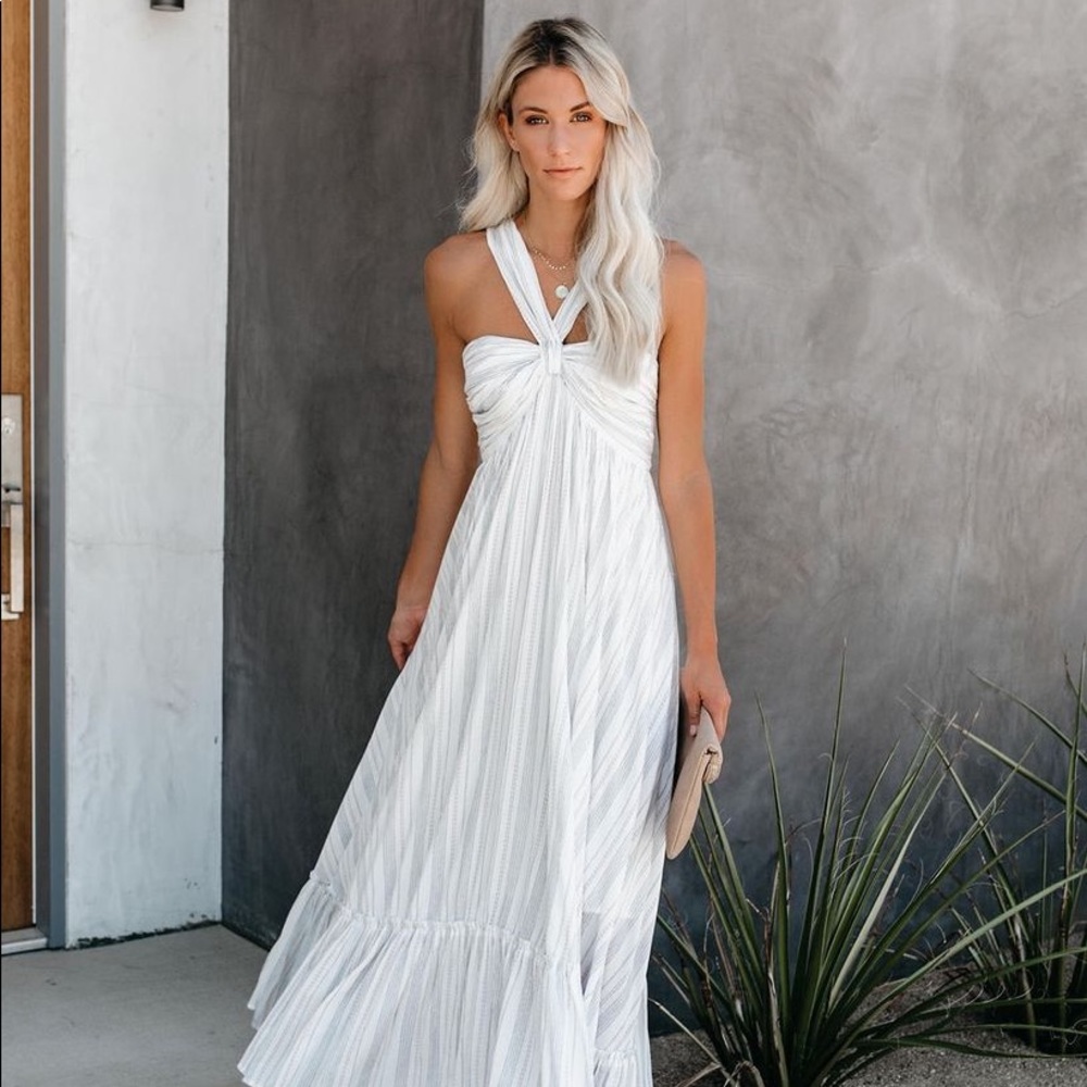 Chambers Striped Maxi Dress